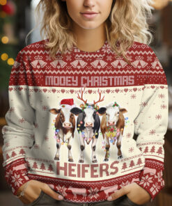 "Merry Christmas Heifers" Sweater