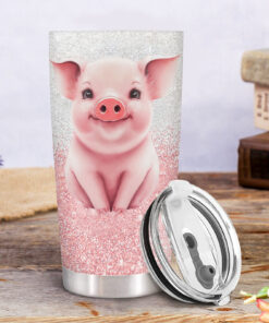 Glitter Pig Stainless Steel Tumbler