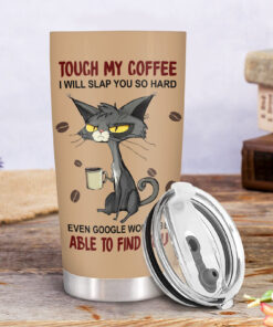 Funny Cat Coffee Lover Tumbler