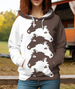 Horse Pattern Hoodie
