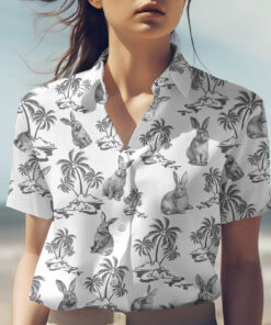 Celestial Flamingo Hawaiian Shirt